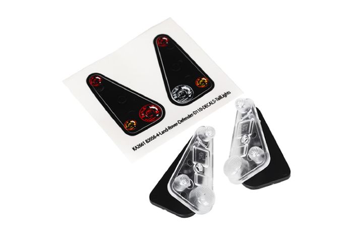 Traxxas TRX-4 Tail Light Housing (2)/ Lens (2)/ Decals (Left and Right)