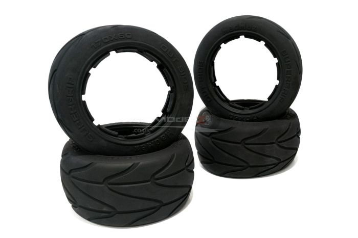 MadMax On-Road "SUPERGRIP" Tyres - Full Set