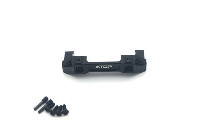 Atop RC Traxxas TRX-4 Alloy Front Bumper Mount - Black