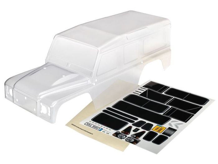 Traxxas Land Rover Defender Body Clear w/ Decals 