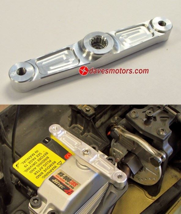 Alloy Horn for Hitec HS-1000SGT Losi Servo Kit (Double Sided)