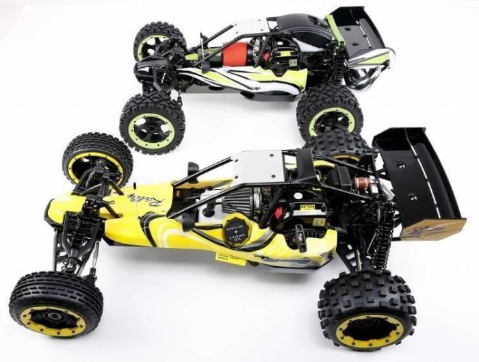 Rovan Baja Full Conversion to Shorty Q Kit for 5B - Green Body