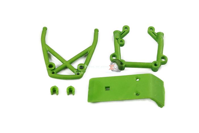 Baja Buggy Front Bumper & Rear Brace Bracket -  Green