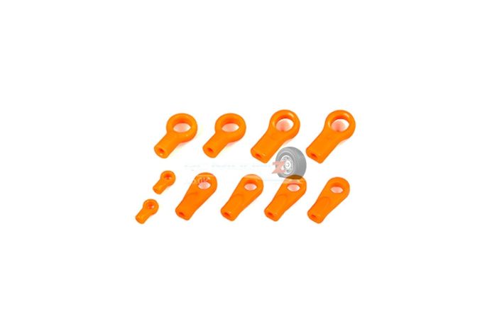 Baja Nylon Rod End Set / Ball Joint Kit Orange