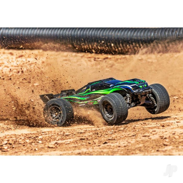 Traxxas Mini XRT VXL-3S - Green (+ TQi 2-ch, VXL-3S, 2S LiPo, USB-C Charger, Clipless Body)