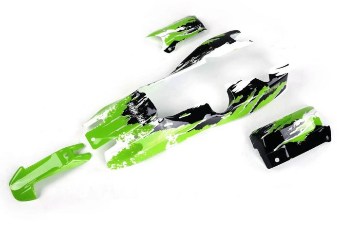 Baja Bodyshell Black/Green/Silver
