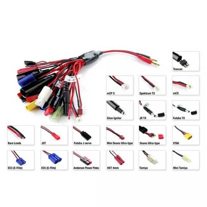 19 in 1 battery multi changer cable