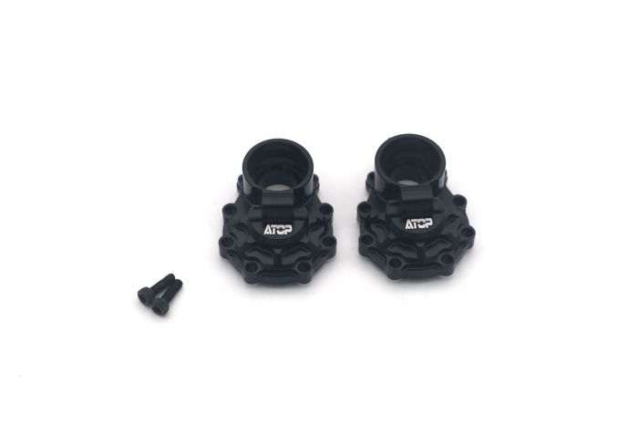 Atop Rc Traxxas TRX-4 Alloy Rear Gate Bridges - Black