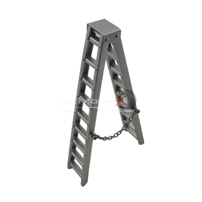 Scale Plastic Ladder - Silver (150mm)