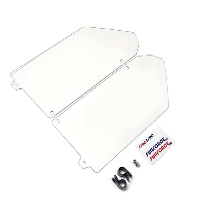 FullForce RC Side Window Set Losi 5IVE-TE 3.0 (2Pcs)