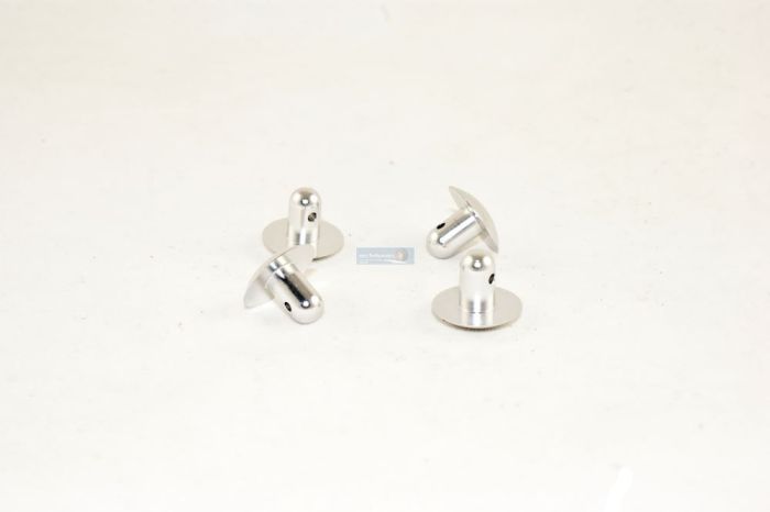 Alloy Under Guard Body Pins Silver