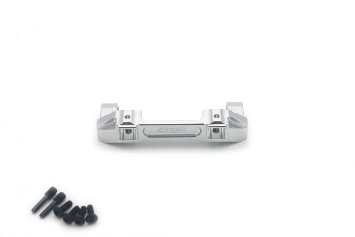 Atop RC Traxxas TRX-4 Alloy Front Bumper Mount - Silver