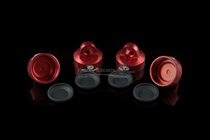 FID Alloy Shock Caps Red