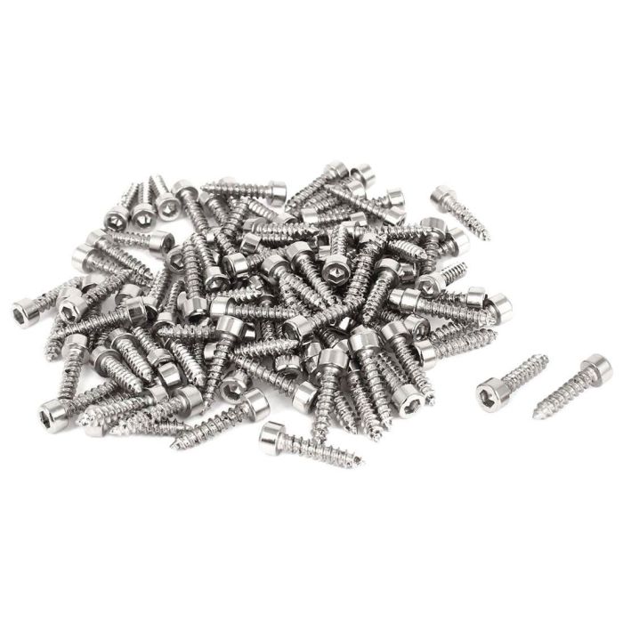 RCM Nickel Plated Wheel Screws