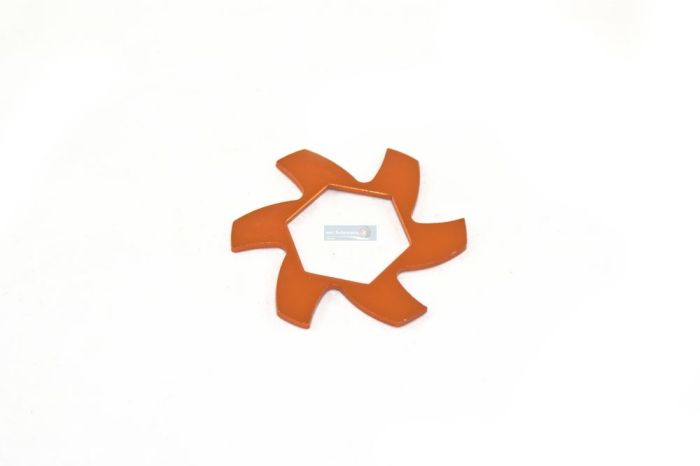 Baja Buggy Brake Disc Fin Plate - Orange (1pc)
