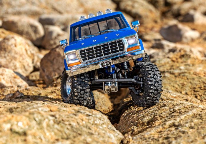 Traxxas TRX-4m Ford 1979 F-150 High Trail Edition 1:18 4WD Electric Trail Crawler - Blue