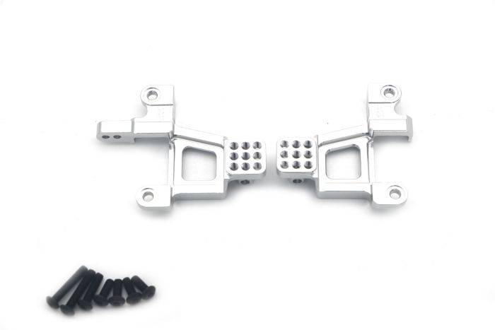 Atop RC Traxxas TRX-4 Alloy Front Shock Towers - Silver