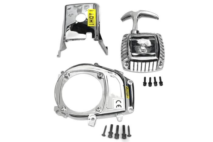 Rovan Easy Starter/ Engine Cover & Crank Case Chrome