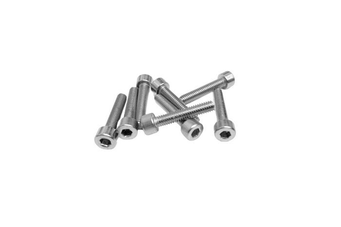 M4X20 Cap Head Screws Silver x 08