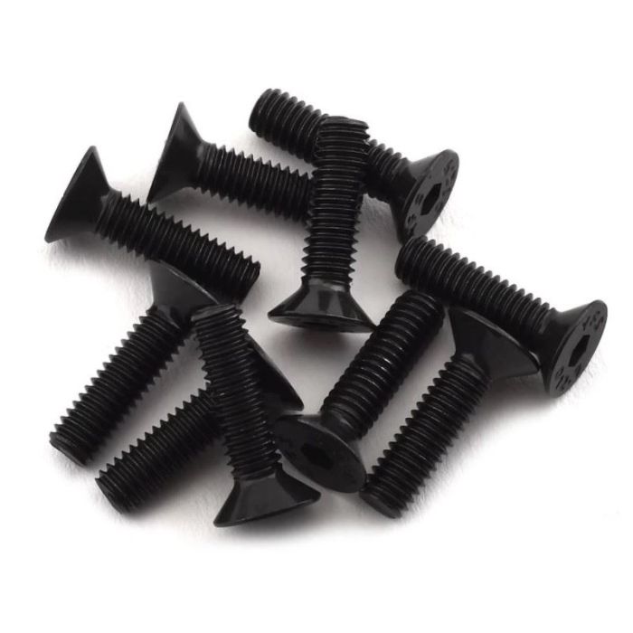 Flat Head M4x16mm  - 10pcs