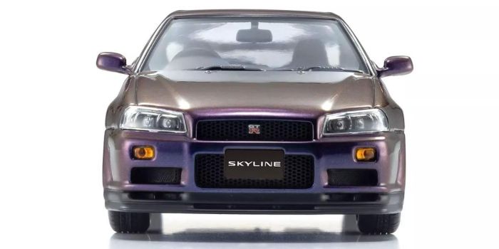Kyosho 1:43 Nissan Skyline R34 GT-R V-Spec Midnight Purple III