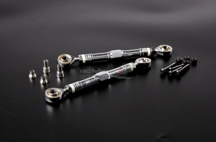Rovan Baja CNC Alloy Sym-Steer Steering Turnbuckle Kit Silver