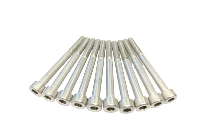 M5X55 Cap Head Screws x 10 - Silver