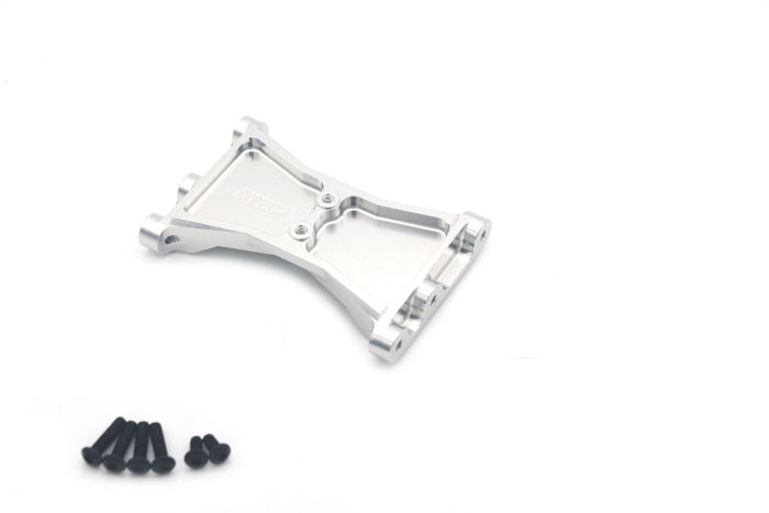 Atop Rc Traxxas TRX4 Alloy Rear Chassis Cross Member - Silver