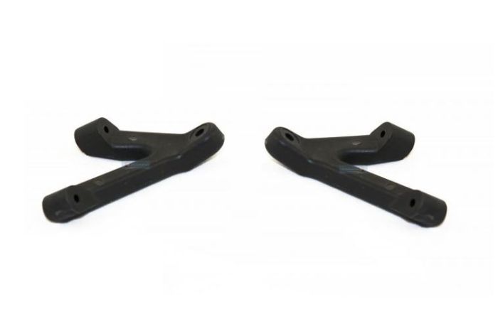 Baja Buggy Plastic Front Hub/Steering Arms - Black