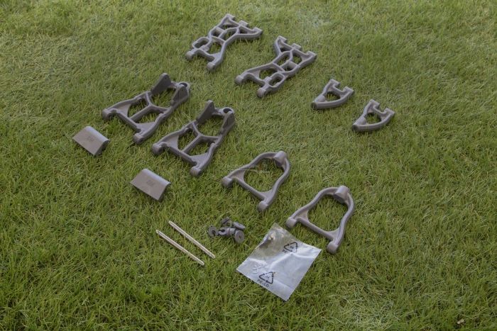 KM Complete Nylon Arm Kit Grey