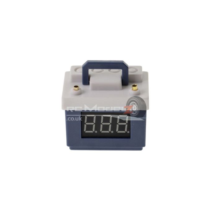 Scale Car Battery Low Voltage Alarm Blue