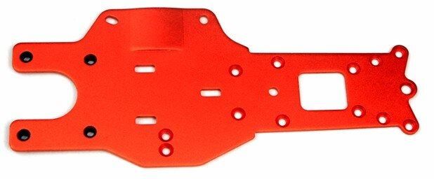 Baja Buggy Alloy Rear Chassis Plate -Red (1pc)