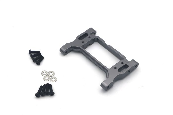 Atop RC Traxxas TRX-4 Alloy Steering Servo Mount - Titanium