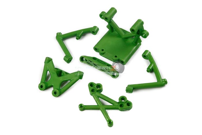 Baja Buggy Nylon Front Head Bulk Set - Green