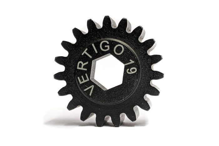 Pinion for Vertigo Hex Drive Clutch Bell for HPI Baja 19t