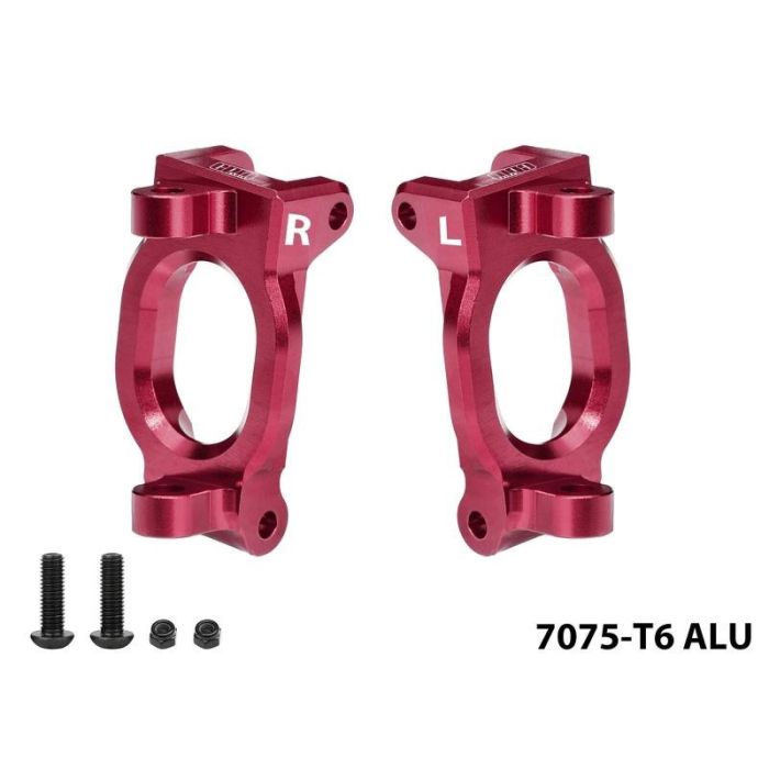 GPM 7075 Alloy Steering C-Hub for YK7081 TB8 / YK8081 DF8 Red