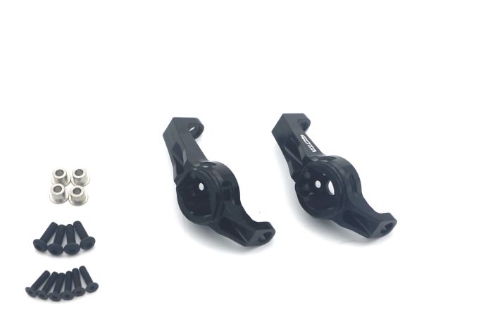 Atop Rc Traxxas TRX-4 Alloy Portal Drive Caster Blocks - Black