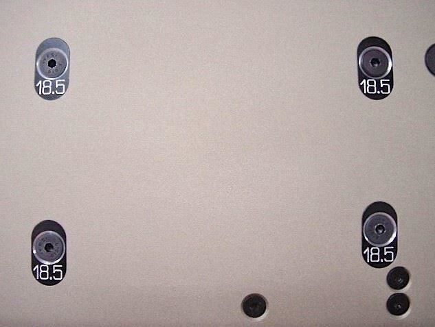 Jofer USA Aluminum L-1 Engine Mount Inserts for Losi 5ive Black