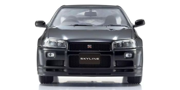 Kyosho 1:43 Nissan Skyline R34 GT-R V-Spec II Black Pearl