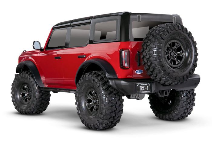 TRX-4 2021 Ford Bronco 1:10 4X4 Electric Scale & Trail Crawler, Red