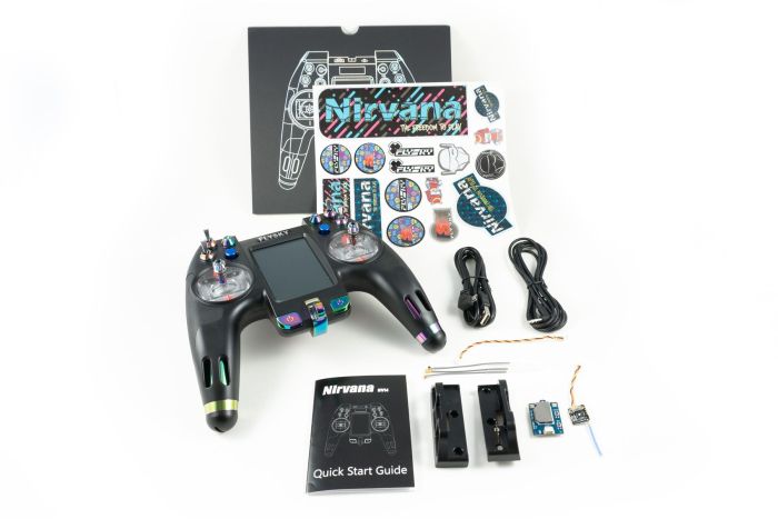 Flysky FS-NV14 2.4G 14CH Nirvanas RC Radio Transmitter Mode 2 (Left Hand Throttle)