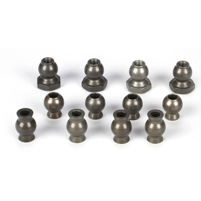 Losi Camber & Steering Pivot Ball Set(12):5IVE-T, MINI WRC