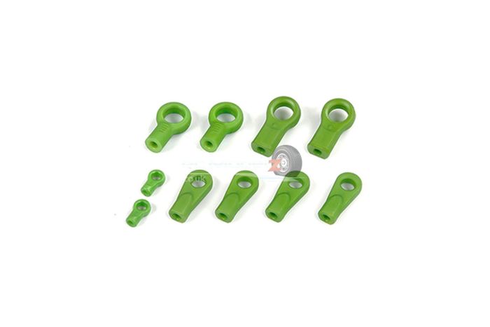 Baja Nylon Rod End Set / Ball Joint Kit Green