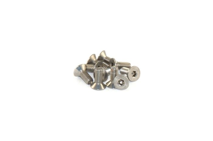 Flat Head Screws M4x10mm Stainless (10pcs)
