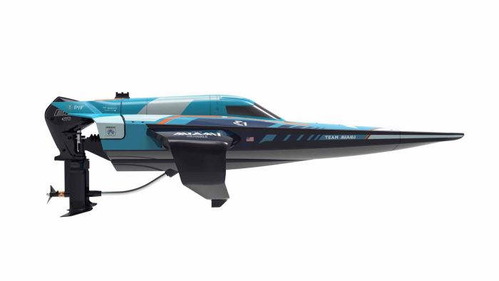Joysway E1 Racebird 1:14 545mm RTR Hydrofoil Boat Team Miami - Blue