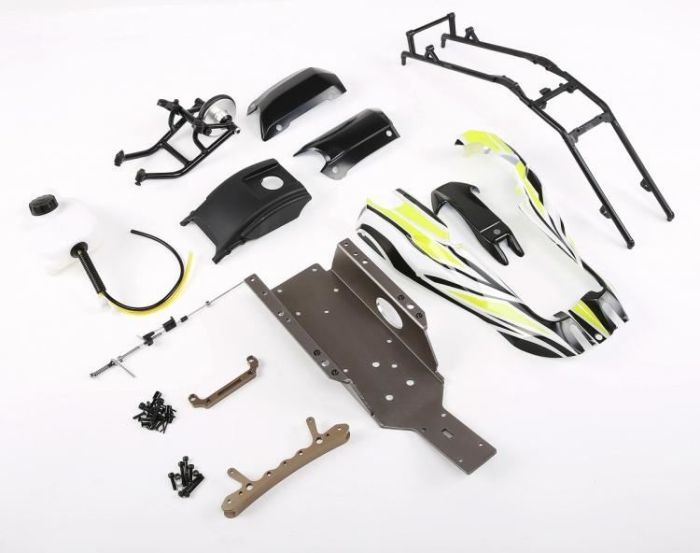 Rovan Baja Full Conversion to Shorty Q Kit for 5B - Green Body