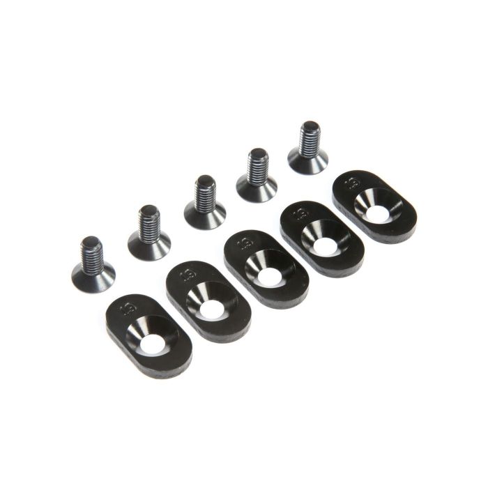 Losi Engine Mount Inserts & Screws, 19T: 5ive-T 2.0