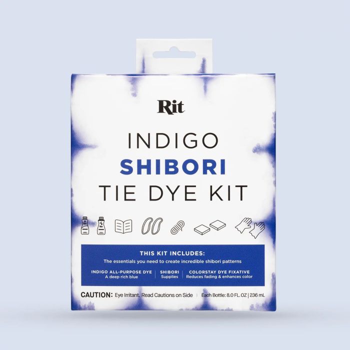 Rit Dye Indigo Shibori Tie Dye Kit