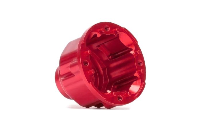 Madmax Alloy Diff Case for 1/5 X-Maxx & 1/6 XRT - Red