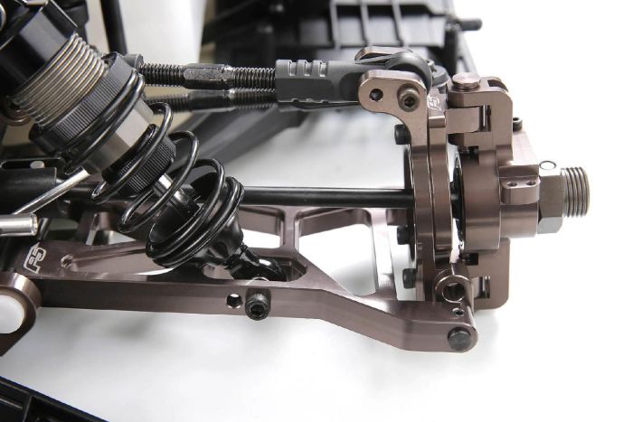Rovan F5 CNC Alloy Front Arms & Wheel Hub Carrier Set